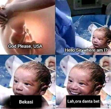 meme bayi lahir (instagram.com/majelis_humor_indonesia)