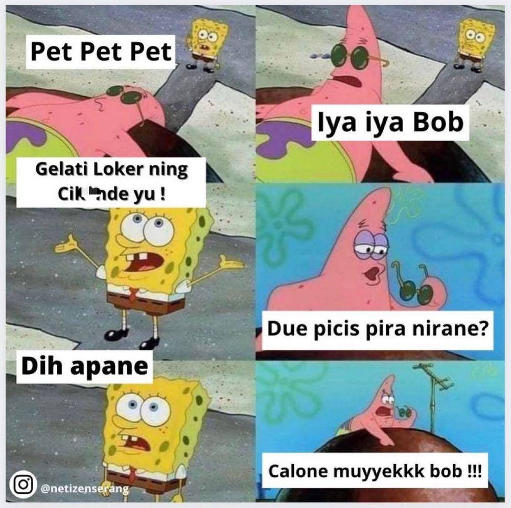 meme bahasa daerah (instagram.com/netizenserang)