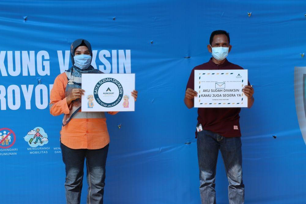 Tambang Emas Martabe Gelar Vaksinasi Gotong Royong Tahap Pertama
