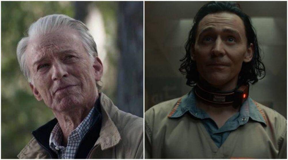 Steve Rogers (kiri) dan Loki dari serial Loki (kanan). (Dok. Marvel Studios/Avengers: Endgame dan Loki)