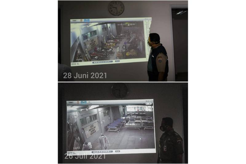 Gubernur DKI Jakarta Anies Baswedan membandingkan foto kondisi fasilitas kesehatan saat dan sesudah kasus meningkat (instagram.com/aniesbaswedan)