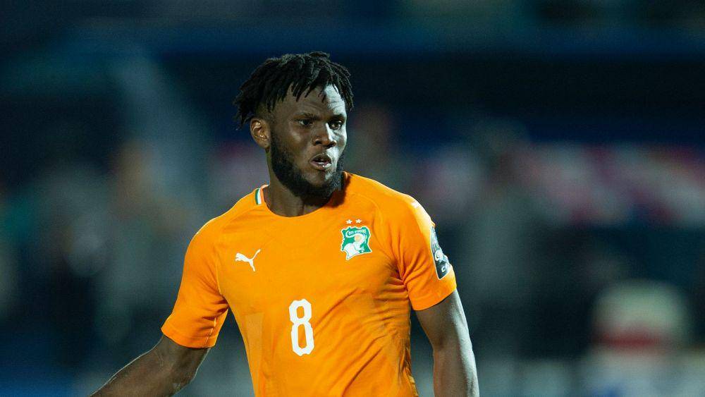 Potret Franck Kessié bersama Pantai Gading. (skysports.com)