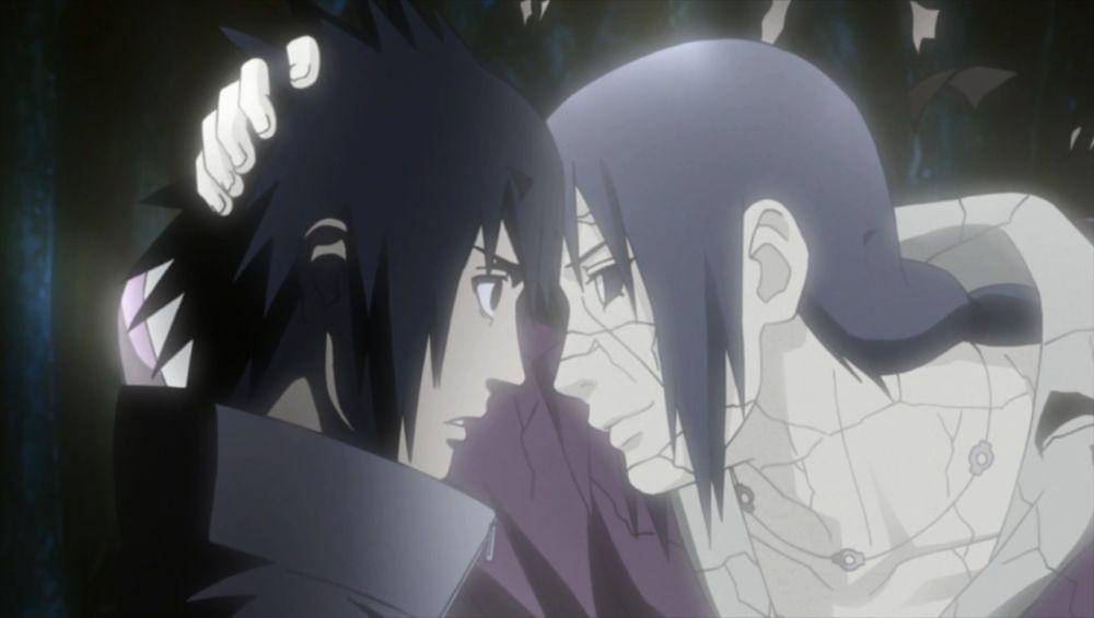Itachi dan Sasuke (dok. Studio Pierrot via naruto.fandom.com)