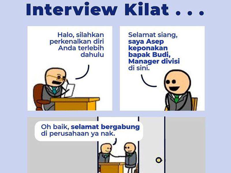 meme interview (instagram.com/maukerja.id)