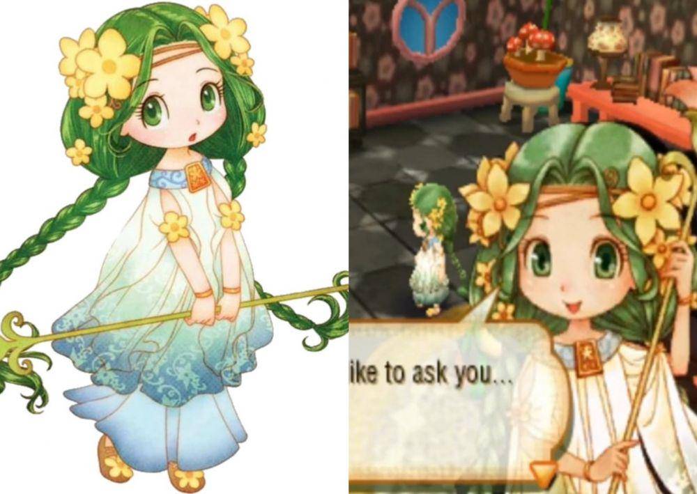 potret Harvest Goddess di Seri Story of Seasons dan Story of Seasons: Trio of Towns (dok. Marvelous AQL | dok. Marvelous Inc.)