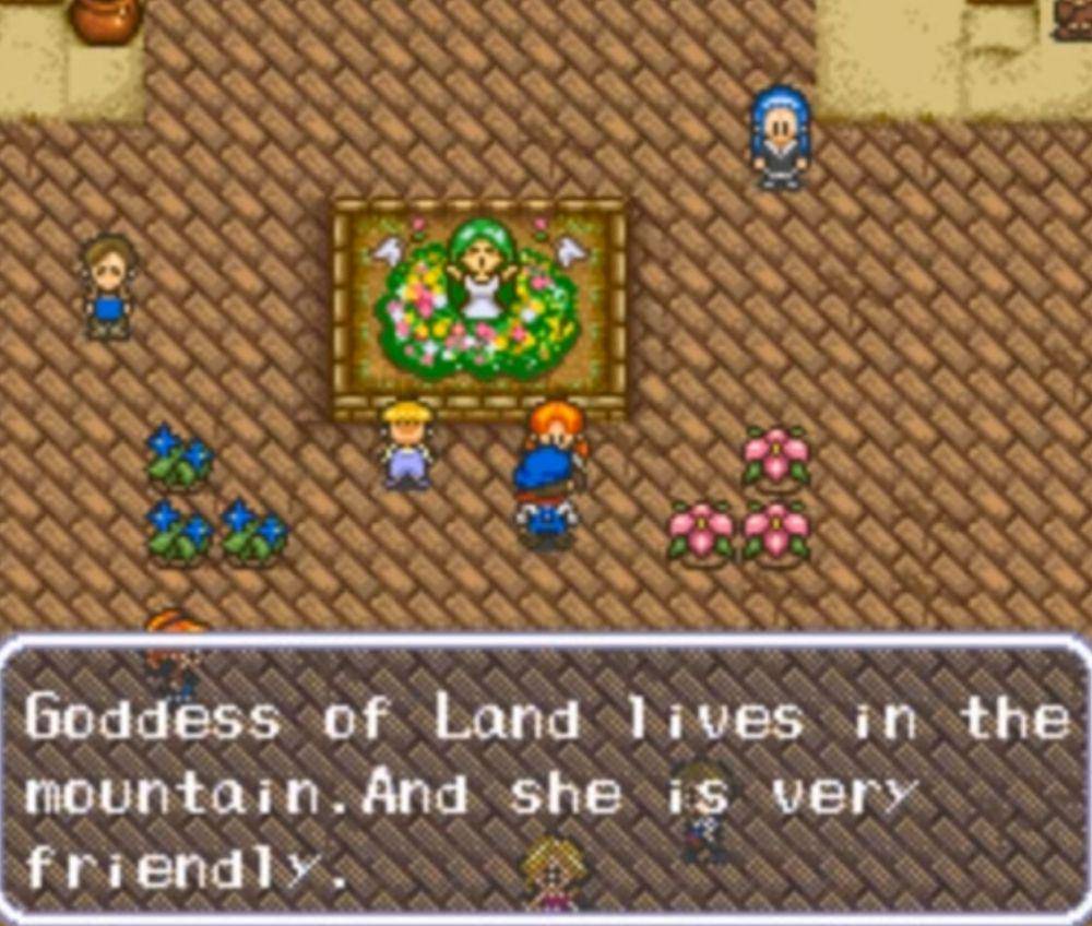 potret Harvest Goddess di Seri Harvest Moon pertama yang rilis tahun 1996 (dok. Marvelous Interactive)