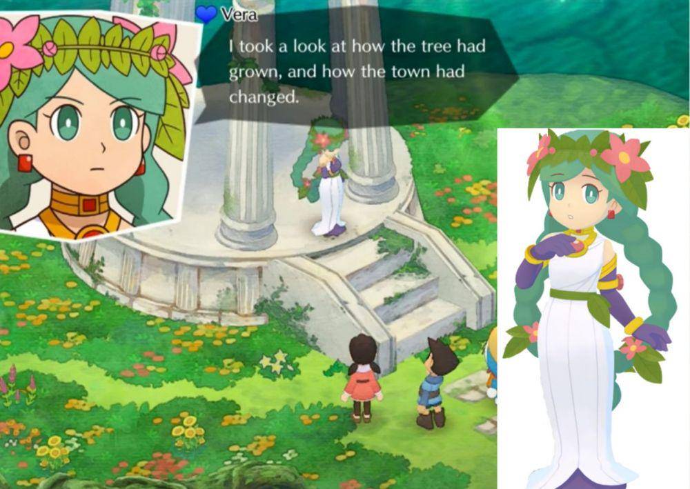 potret Harvest Goddess di Seri Doraemon: Story of Seasons (dok. Marvelous dan Brownies Studio)
