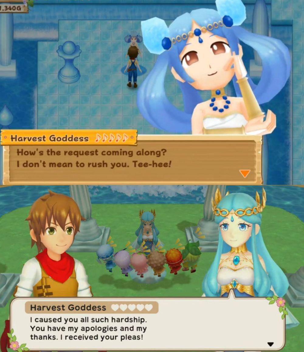 potret Harvest Goddess di Seri Harvest Moon: Light of Hope dan Harvest Moon: One World (dok. TABOT Inc. dan Natsume)
