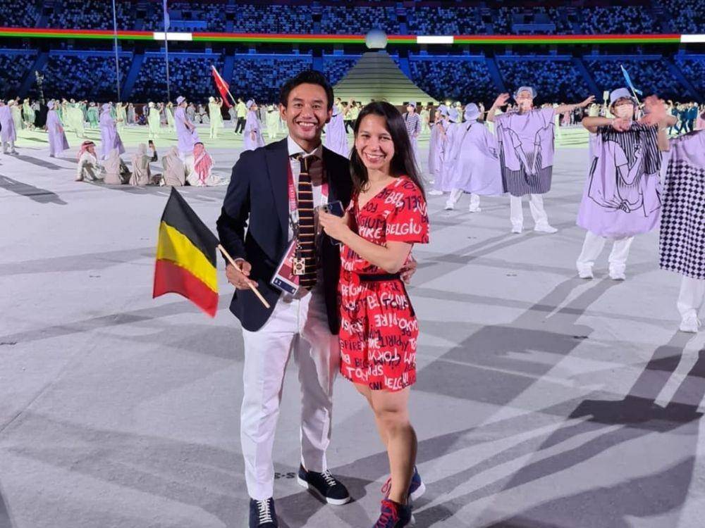 Pebulu tangkis Belgia, Lianne Tan (kanan), dan pelatihnya asal Indonesia, Indra Ade Bagus Chandra / Instagram @liannetan20