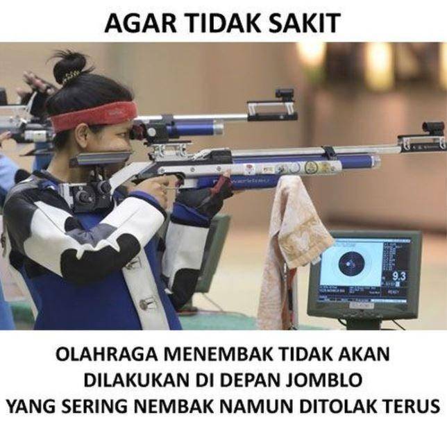 meme pelesetan cabor Olimpiade (instagram.com/andumhumor)
