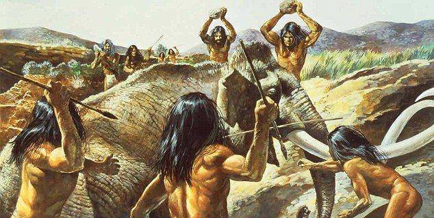 ilustrasi masyarakat Clovis (dailymail.co.uk)