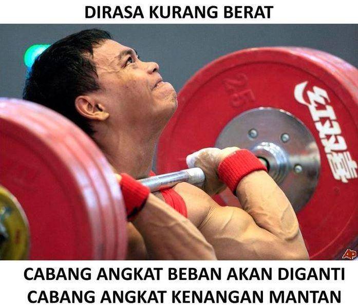 meme pelesetan cabor Olimpiade (instagram.com/andumhumor)