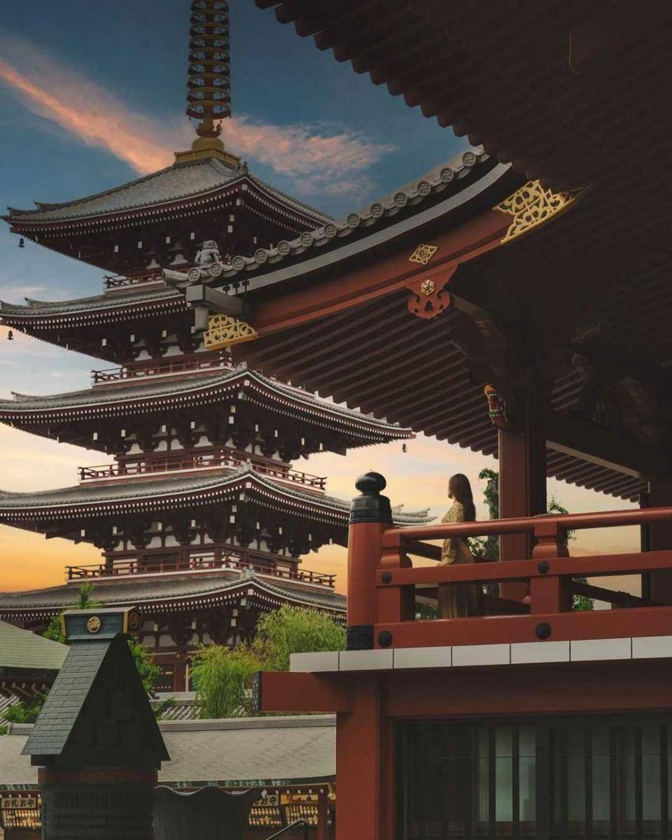 Kuil Senso-ji Asakusa (instagram.com/kyoko1903)
