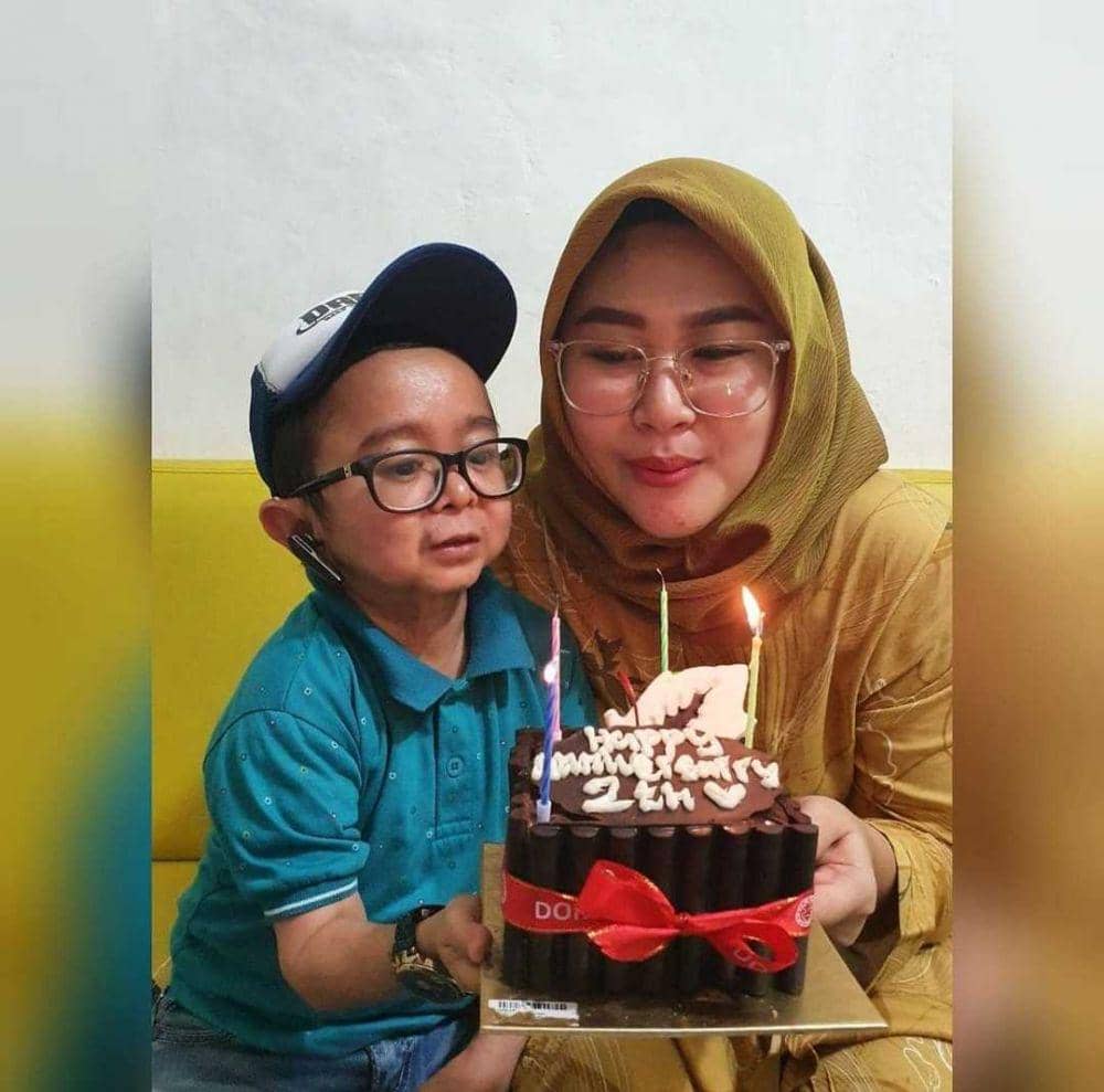 Daus Mini bersama istri (instagram.com/dausminiasli)
