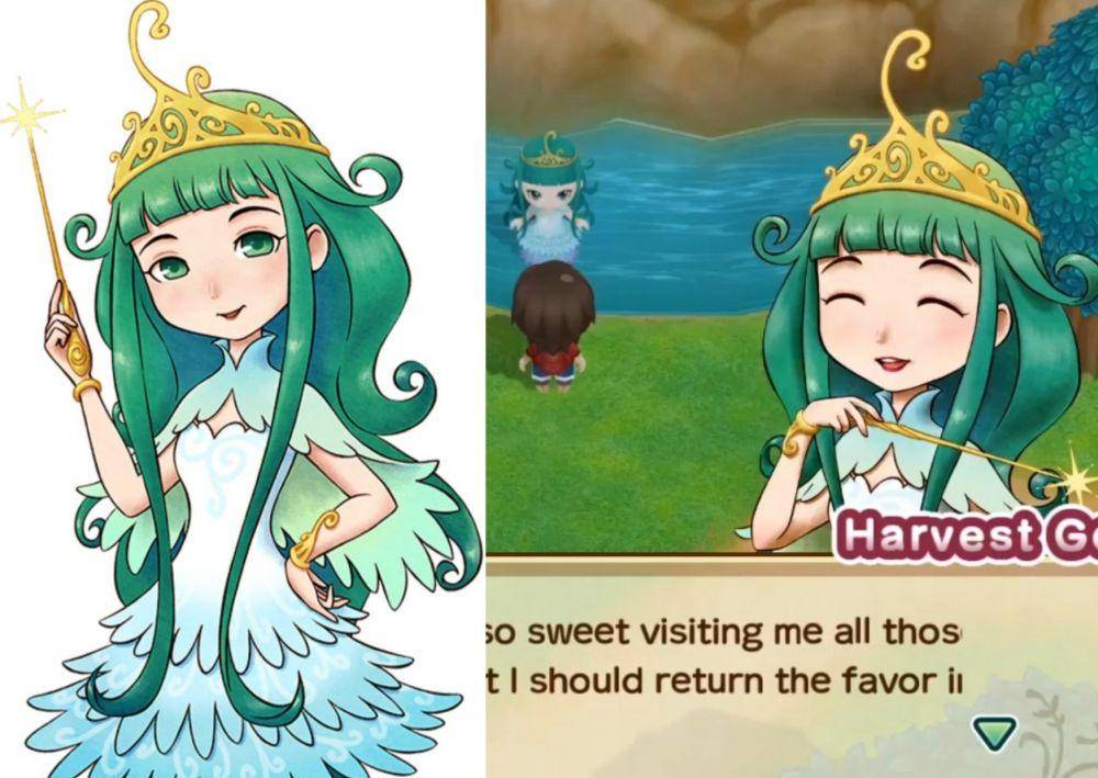 potret Harvest Goddess di Seri Story of Seasons: Friends of Mineral Town (dok.Marvelous Inc.)