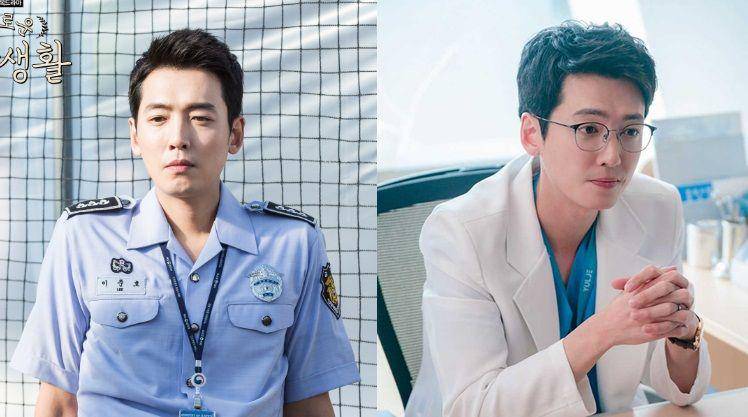 potret Jung Kyung Ho dalam drama Prison Playbook dan Hospital Playlist (program.tving.com)