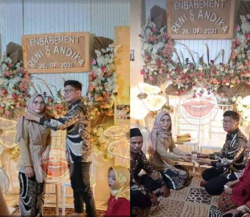 Pertunangan Andika Kangen Band. (instagram.com/lambe_turah)