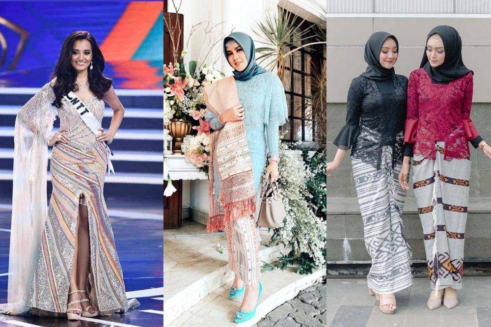 Gaya Kebaya dan Tenun (Berbagai Sumber)
