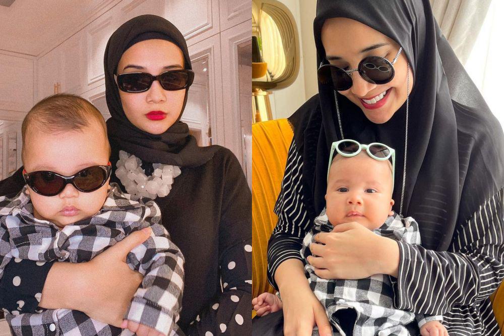 9 Potret Hits Zaskia Sungkar dan Baby Ukkasya yang Kece Abis, Gemas!