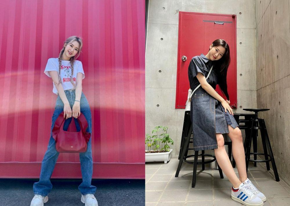 10 Outfit Kasual ala Jiho Oh My Girl, Tampil Stylish dan Nyaman