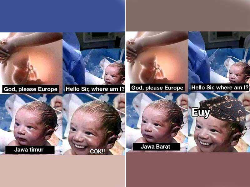 meme bayi lahir (instagram.com/majelis_humor_indonesia| instagram.com/istana_receh)