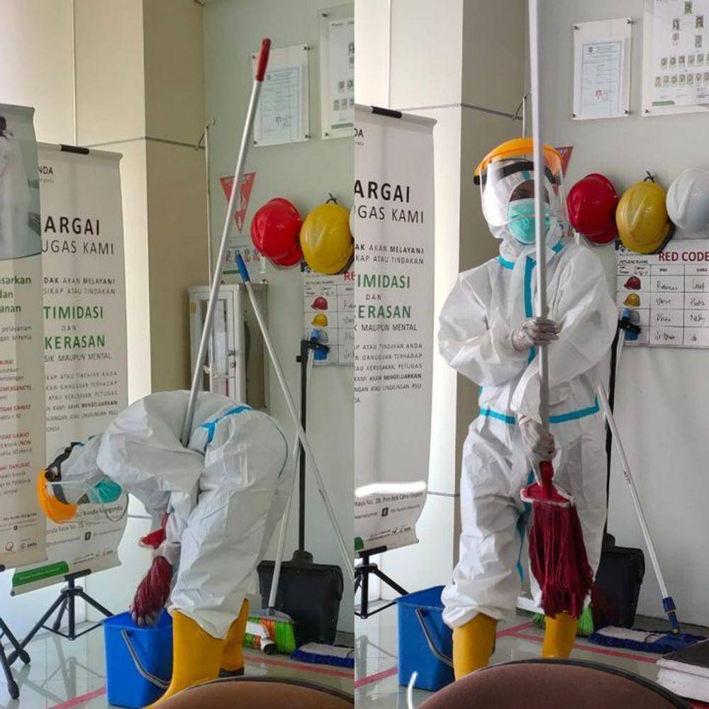 Ilustrasi cleaning service /kitabisa.com
