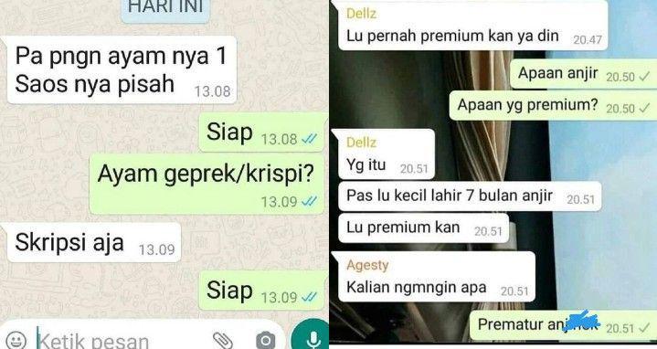 10 Momen Lucu di Chat saat Orang Salah Sebut Istilah, Bikin Ngakak