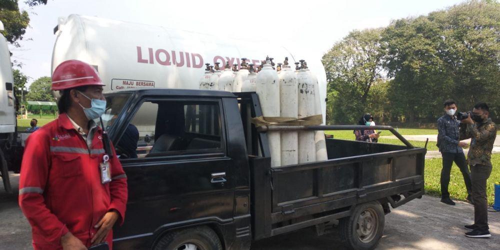 Wabup Bengkulu Selatan Jemput Langsung 4 Ton Oksigen di Sumsel
