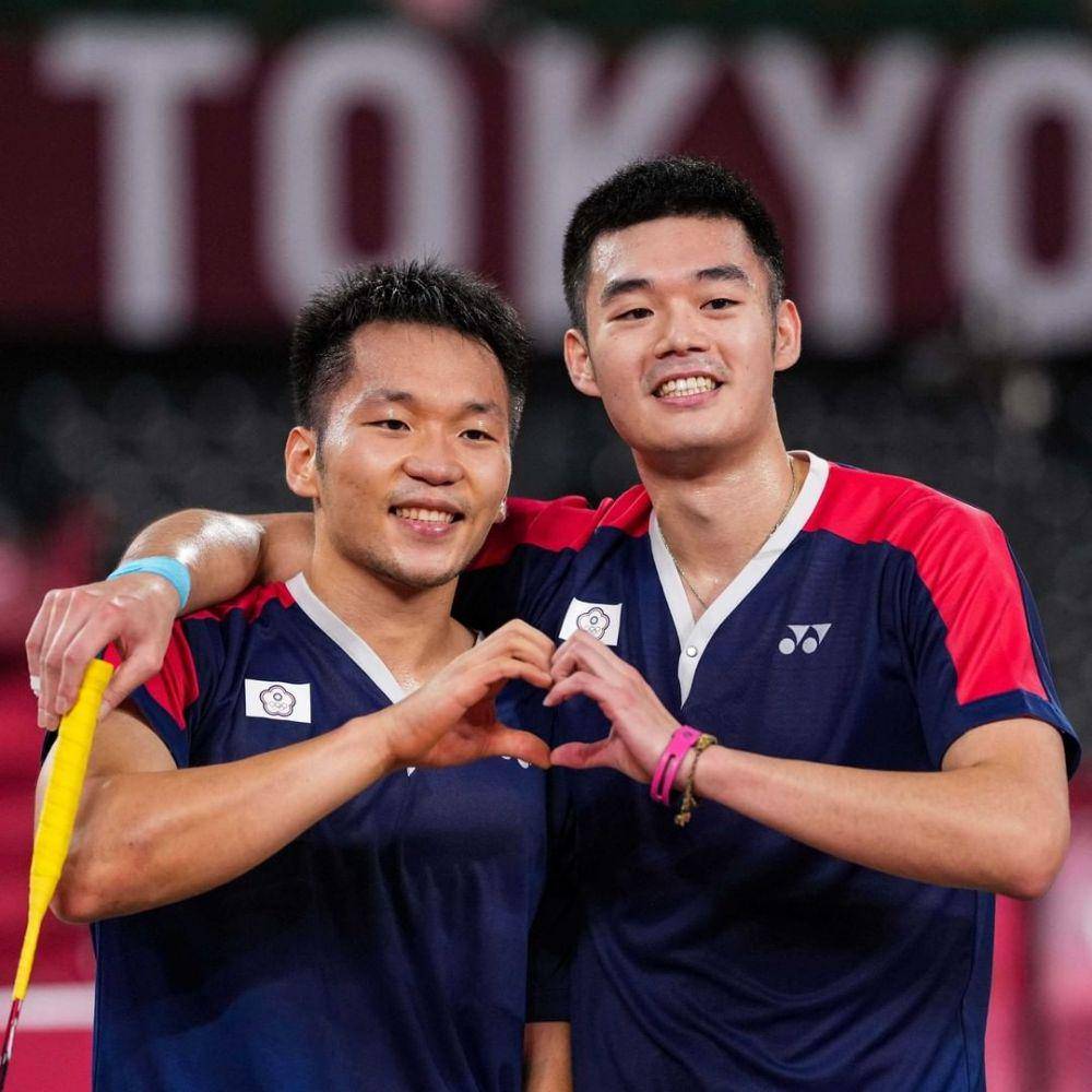 Ganda putra Taipei peraih medali emas Olimpiade Tokyo 2020, Lee Yang/Wang Chi Lin (instagram.com/bwf.official)