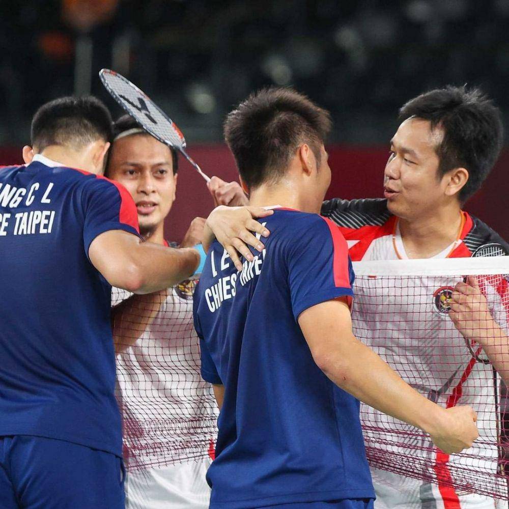 Ganda putra Taipei peraih medali emas Olimpiade Tokyo 2020, Lee Yang/Wang Chi Lin (instagram.com/bwf.official)