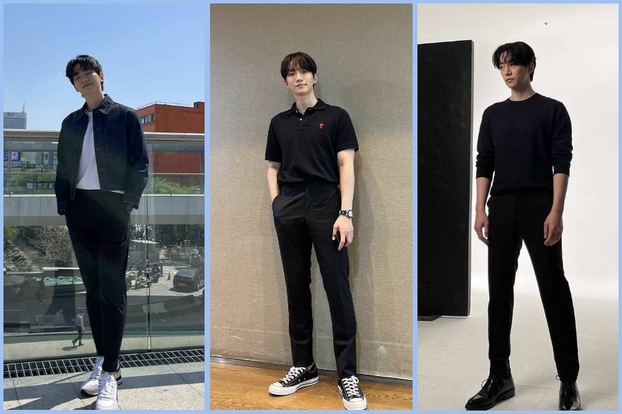 ootd monokrom Junho 2PM (instagram.com/le2jh)