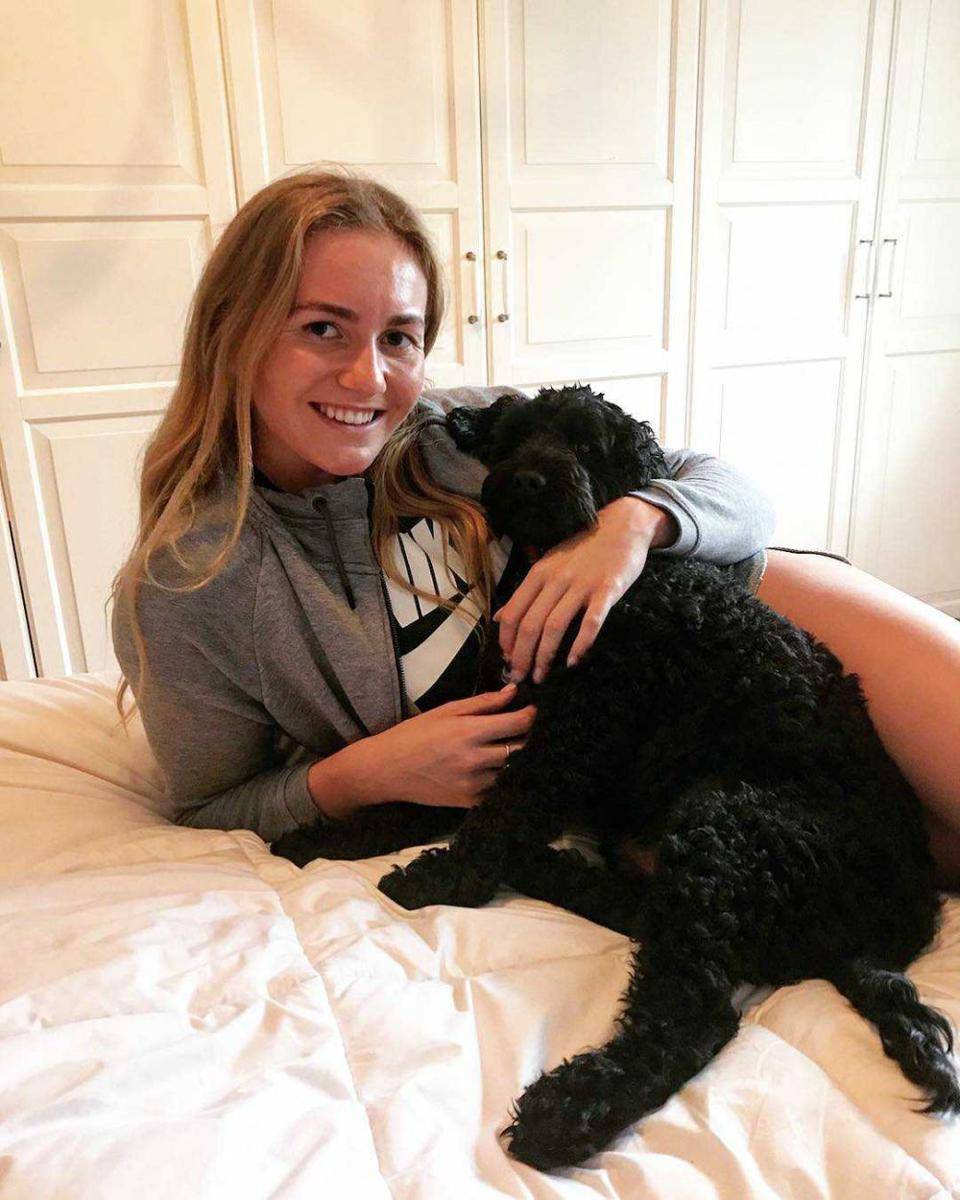 potret Ariarne Titmus dan anjingnya (Instagram.com/ariarnetitmus_)