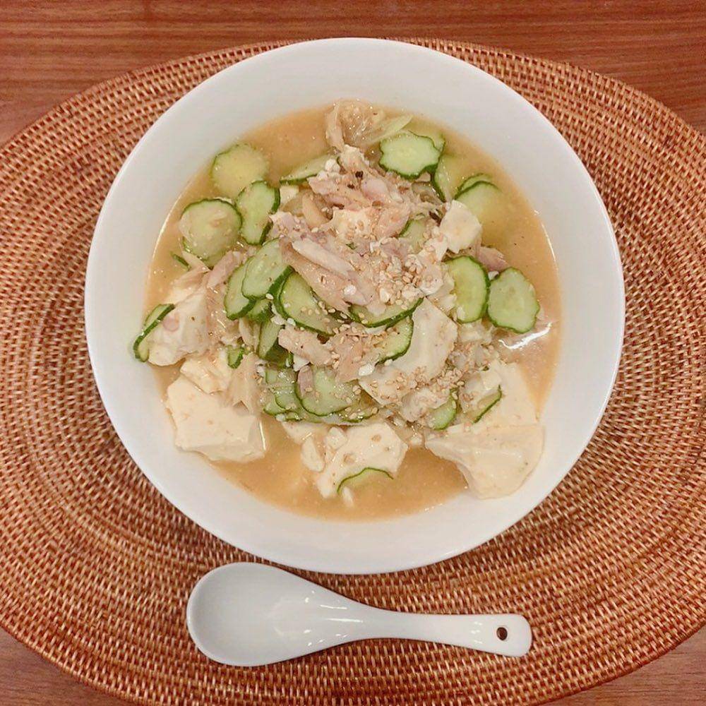 Hiyajiru, sup miso dingin dari Jepang (instagram.com/ayuturi1975)