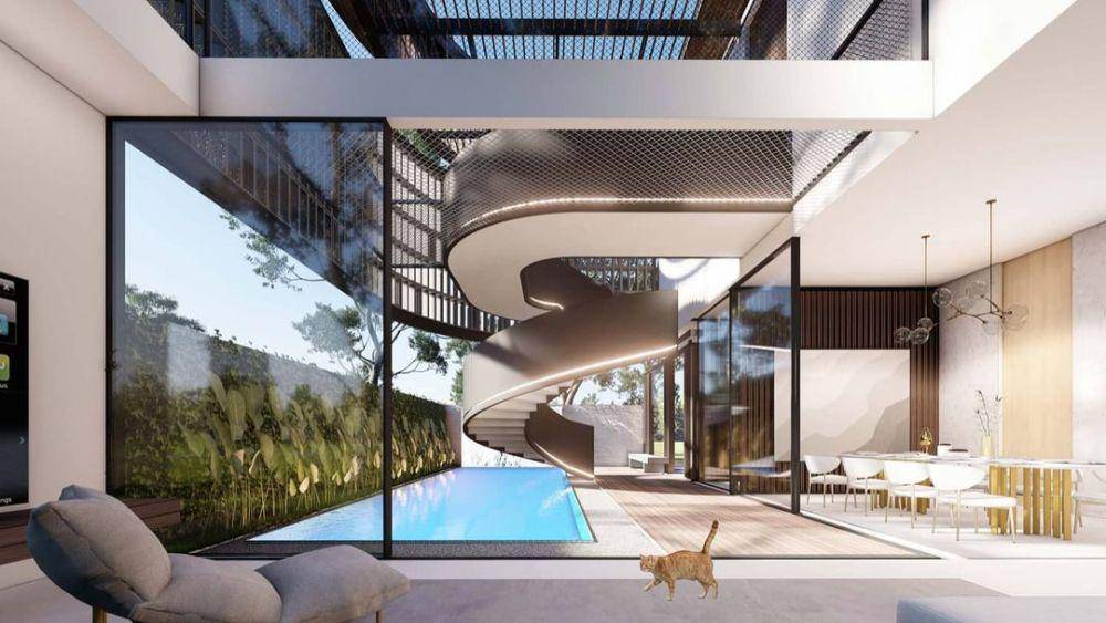 desain rumah Ayu (Instagram.com/angkasaarchitects)