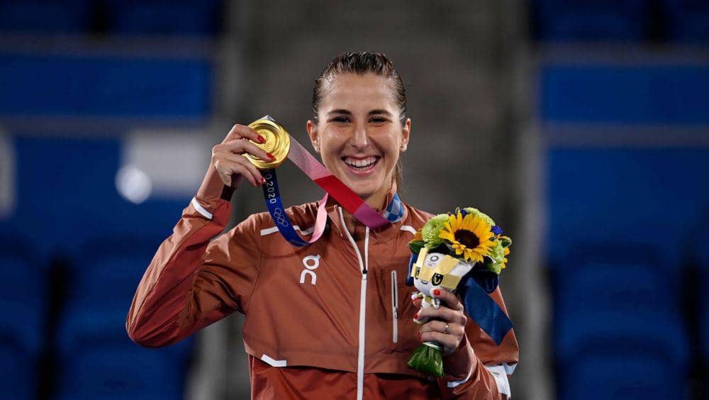 Belinda Bencic Sumbang Medali Emas untuk Swiss di Olimpiade Tokyo