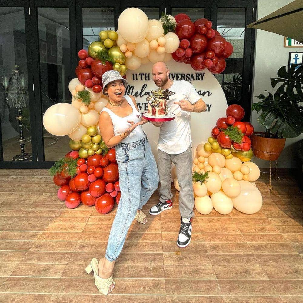 Melaney Ricardo dan Tyson Lynch (instagram.com/melaney_ricardo)