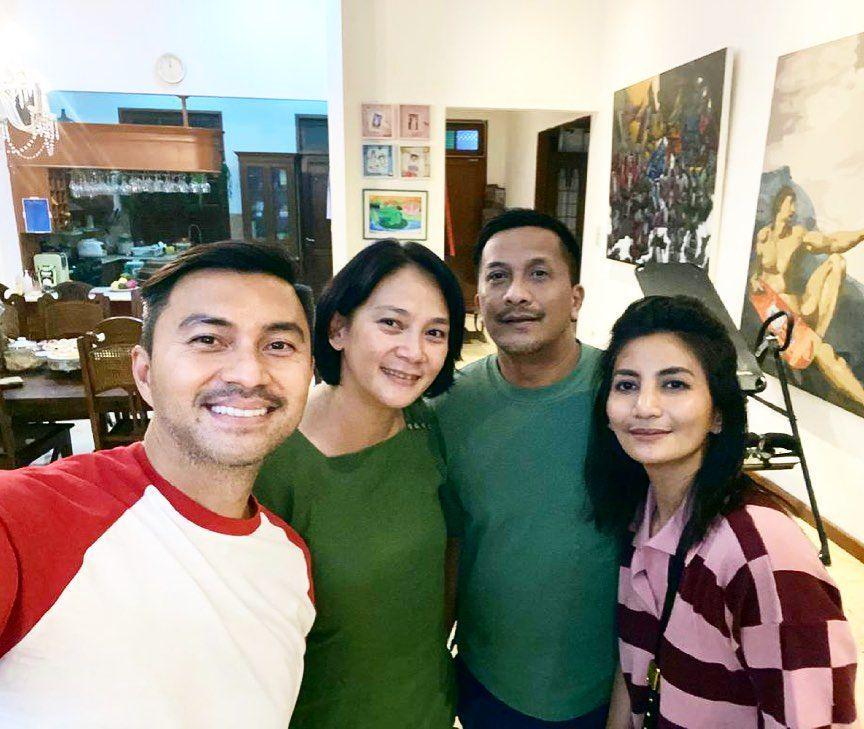 9 Kebersamaan Dian Nitami-Anjas dengan Natasha Dewanti-Dicky, Manis!