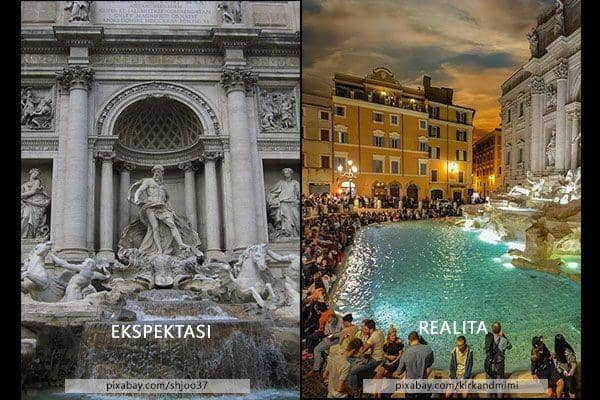 Air mancur Trevi, Italia (berbagai sumber)