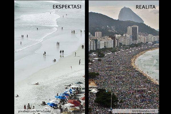 Pantai Copacabana, Brasil (berbagai sumber)