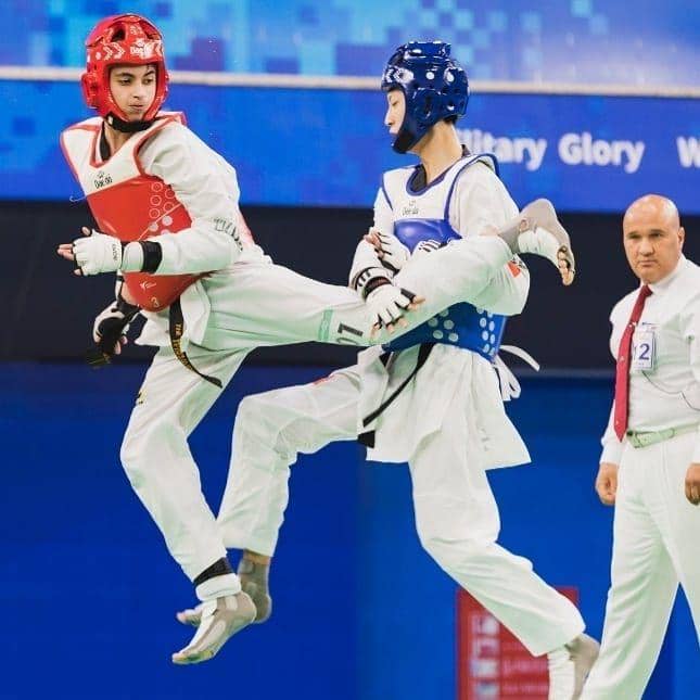 potret Ulugbek Rashitov saat bertanding (Instagram.com/ulugbekrashitov)