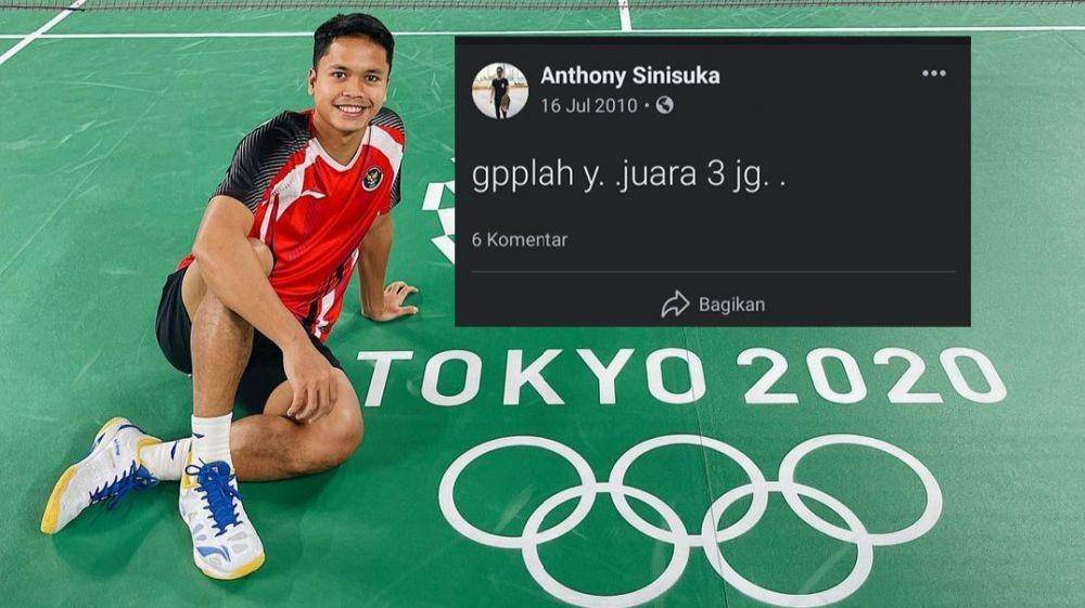 Status FB lawas Anthony Ginting (Berbagai Sumber)