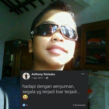 Status FB lawas Anthony Ginting (Berbagai Sumber)