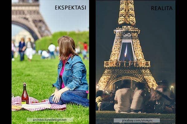 Menara Eiffel di Perancis (berbagai sumber)