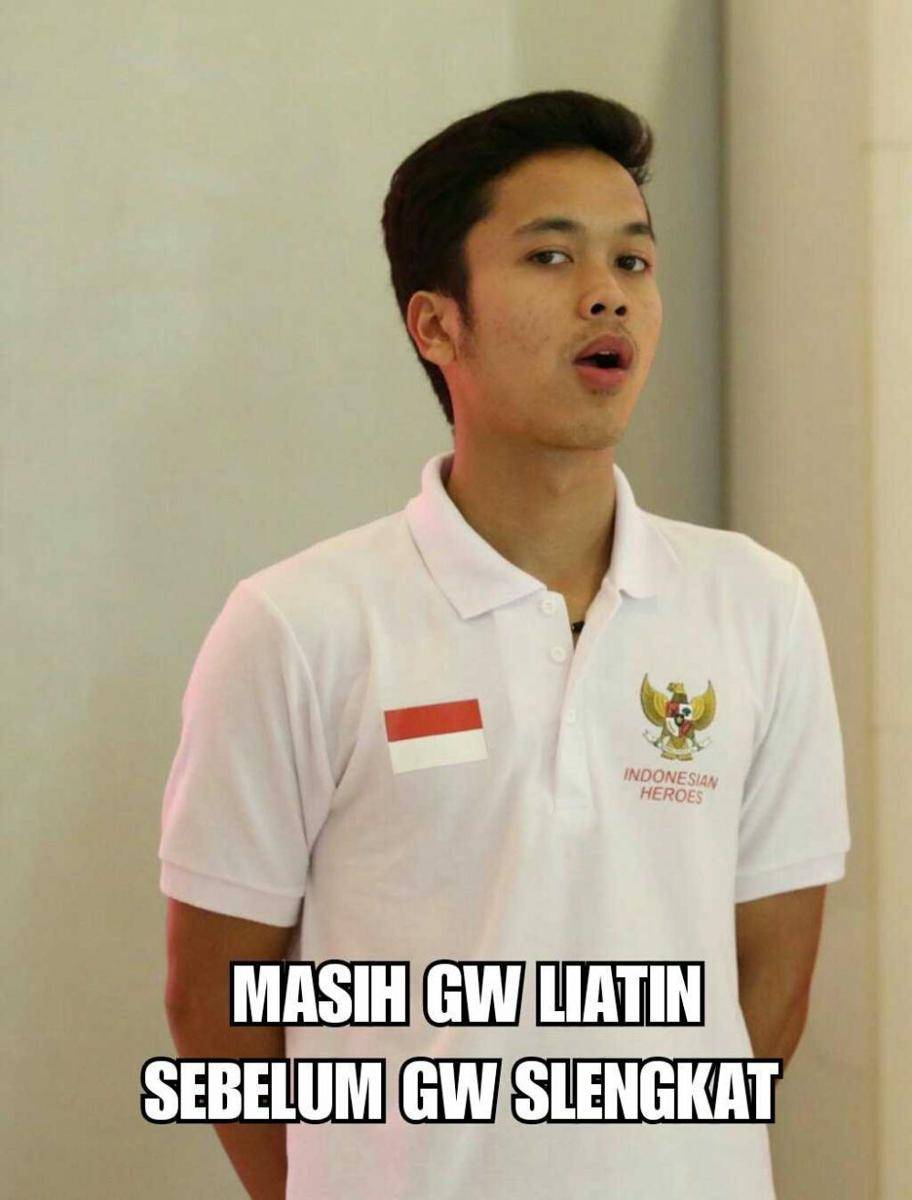 potret kocak Antoni Ginting (twitter.com/asnianoy)
