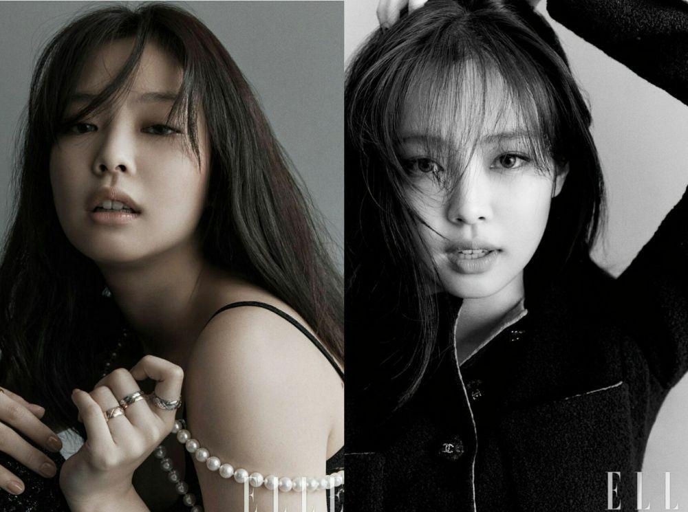 9 Potret Jennie BLACKPINK di Majalah Elle Korea Agustus 2021, Swag!