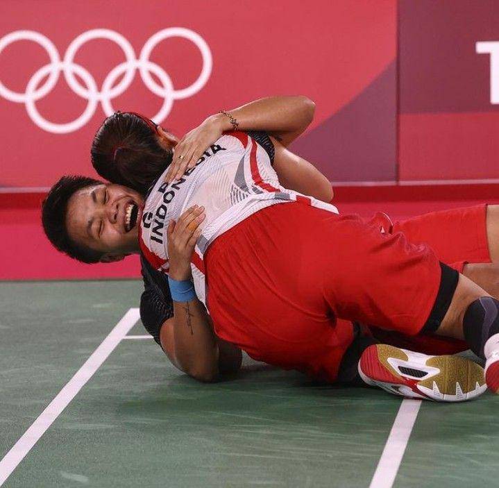 Greysia Polii dan Apriyani Rahayu (instagram.com/olympics)