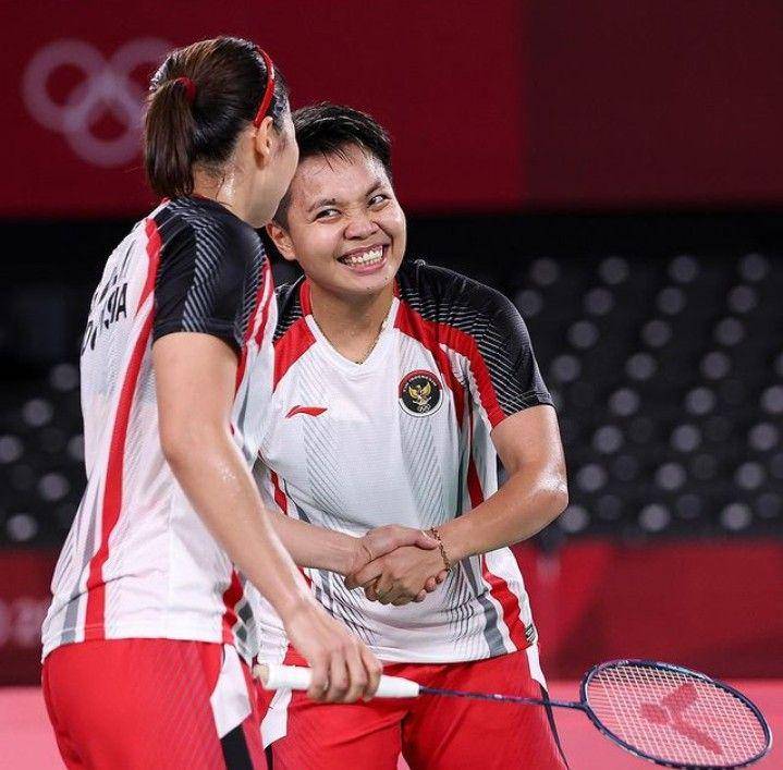 Greysia Polii dan Apriyani Rahayu (instagram.com/olympics)