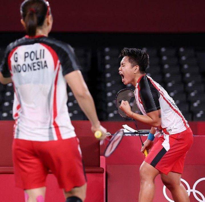 Greysia Polii dan Apriyani Rahayu (instagram.com/olympics)