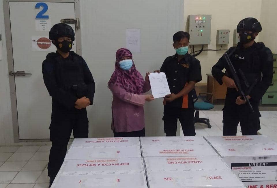 12.260 vaksin tiba di Provinsi Lampung (IDN Times/Istimewa)