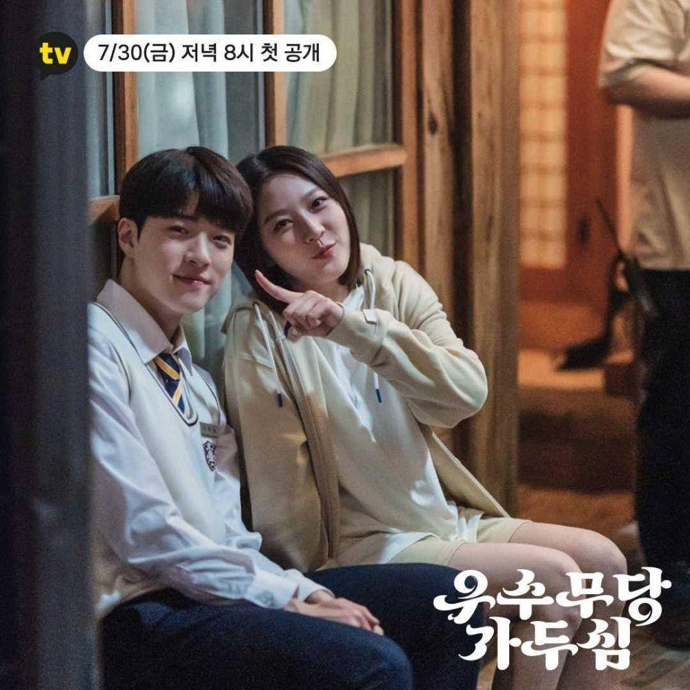 Nam Da Reum dan Kim Sae Ron di balik layar The Great Shaman Ga Doo Shim. (instagram.com/kakaotv.official)